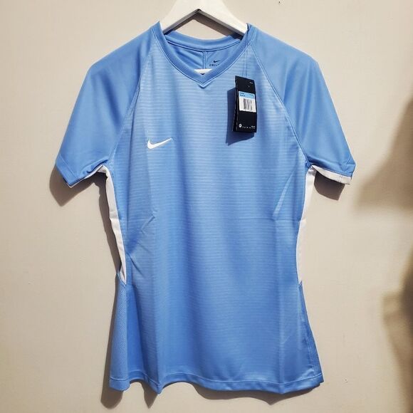 Nike Women’s Sz M Dri-Fit Carolina blue Soccer Jersey Top DK5927-010  NWT - Picture 1 of 8